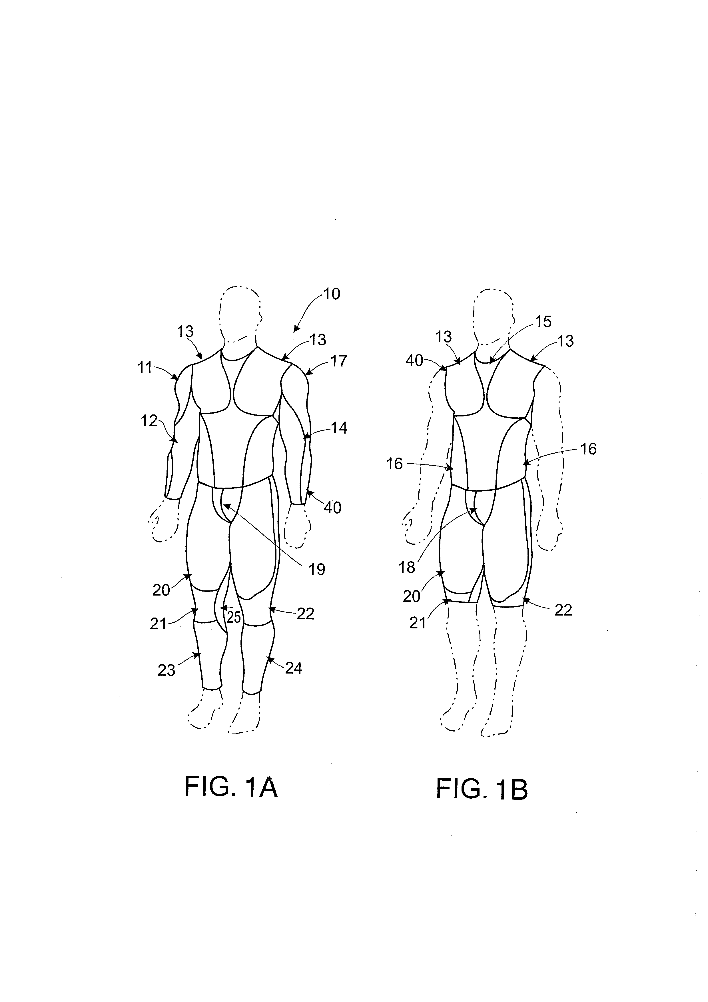 Compression garment or method of manufacture