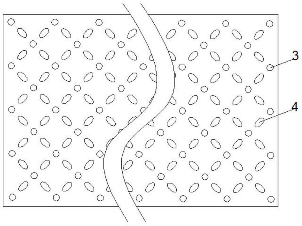 Dot-matrix PET protective film and mesh roller thereof