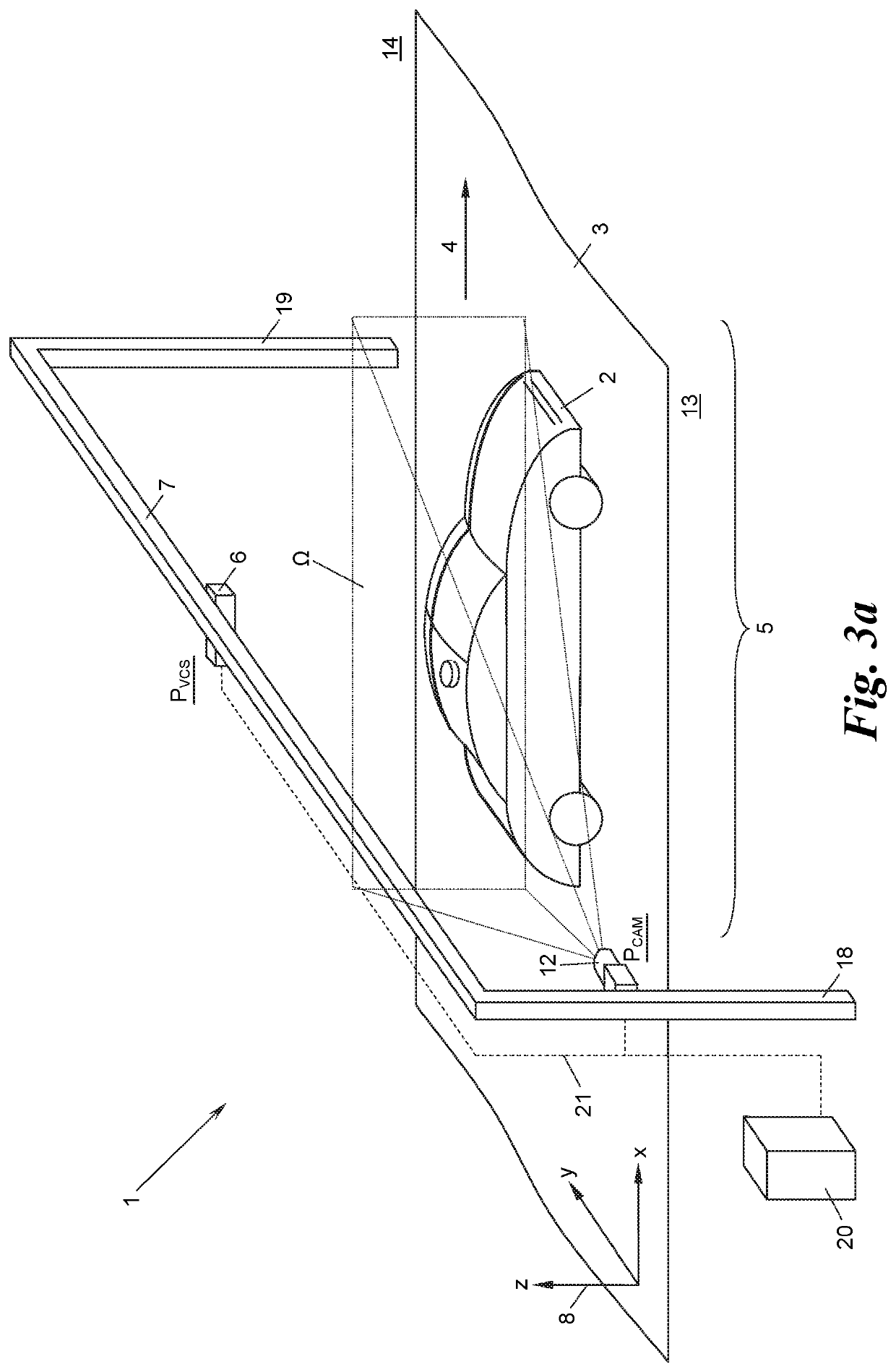 Method and apparatus for measuring a height of a vehicle