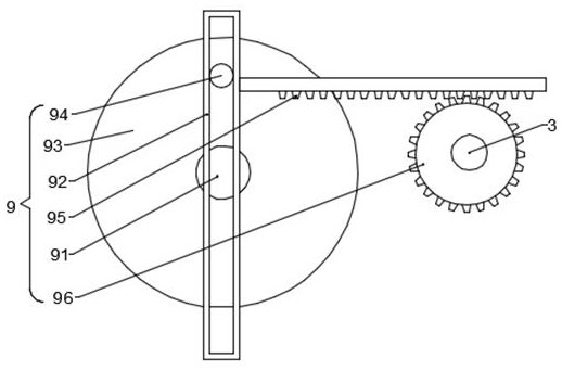 An organic fertilizer raw material crushing device