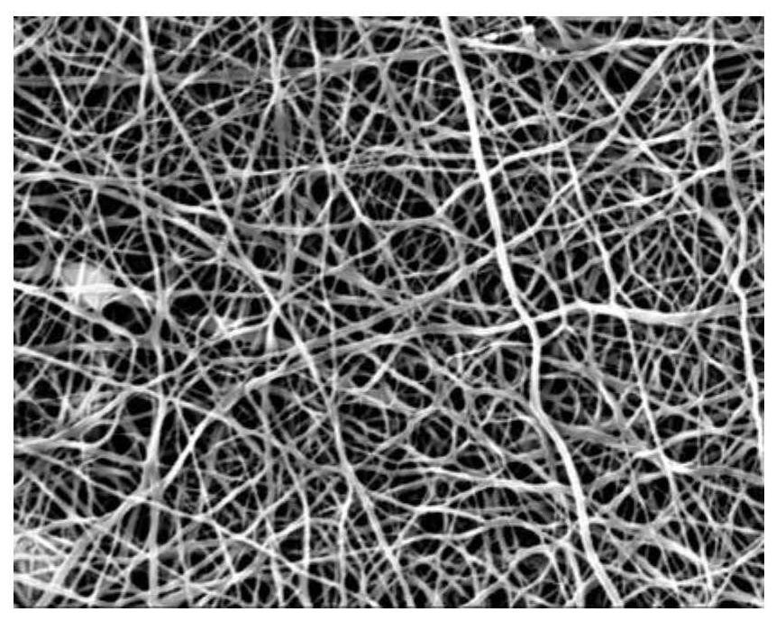 Medical composite nanofiber dressing as well as preparation method and application thereof