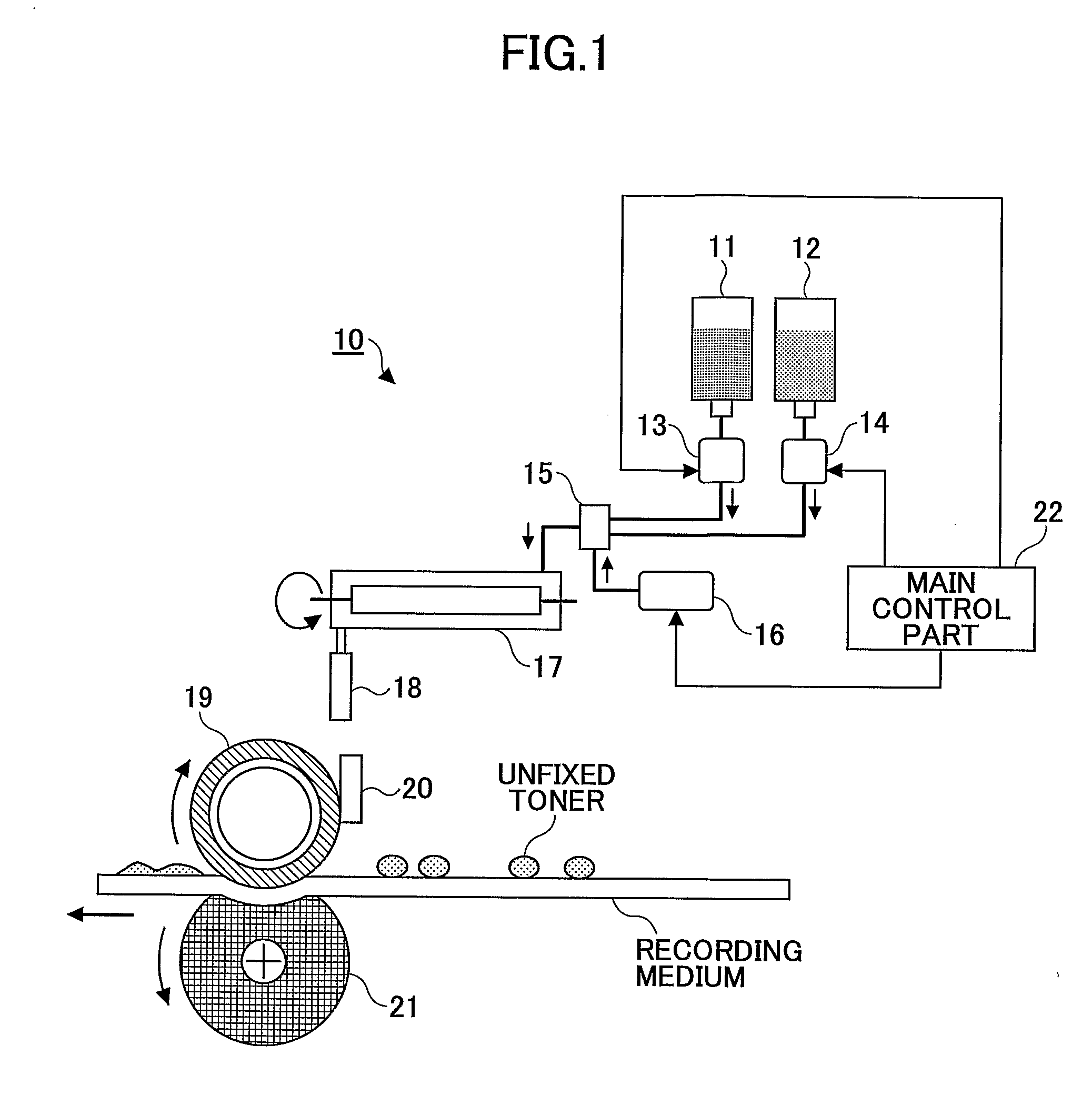 Fixation device, image forming apparatus, and fixation fluid storage container