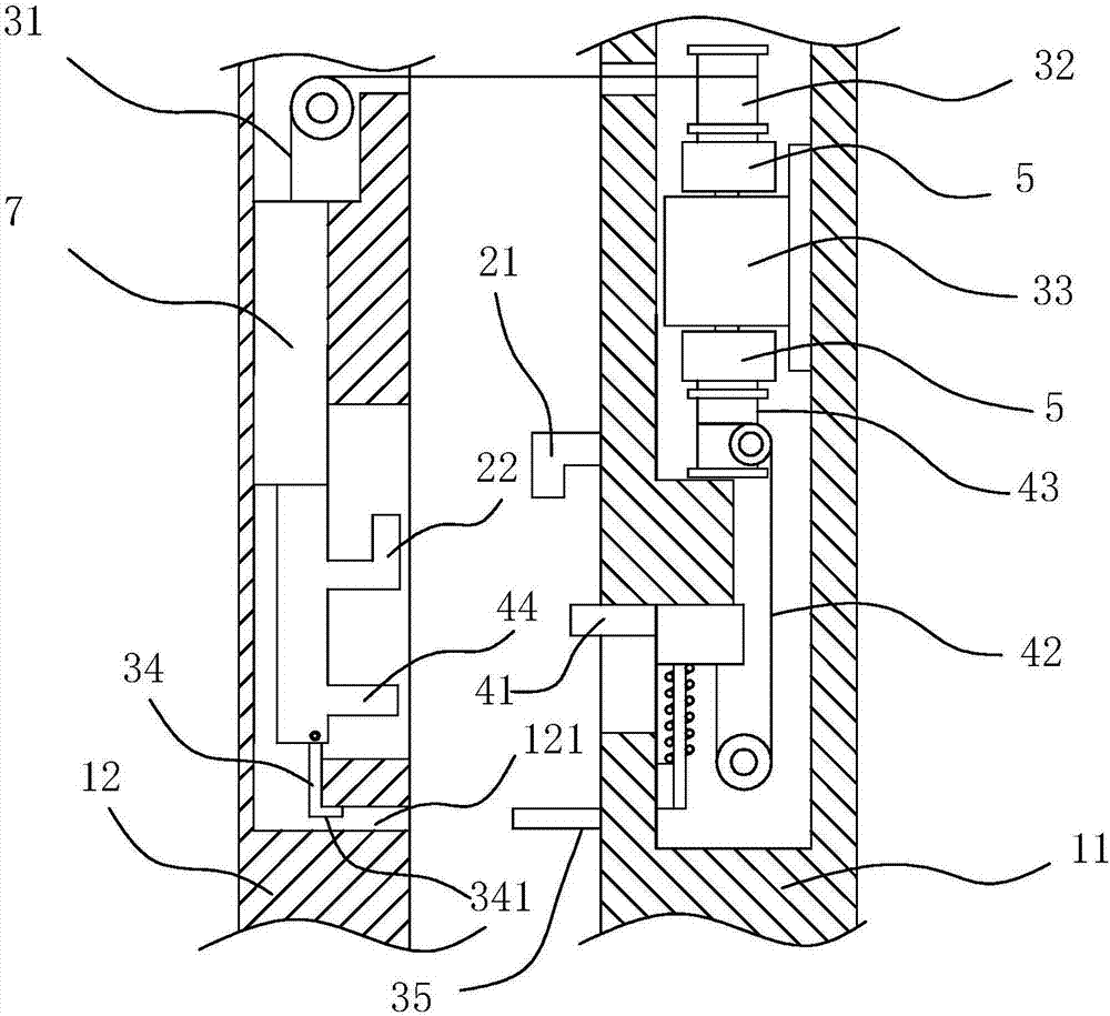 A kind of automatic window opening and closing method and automatic window closing structure