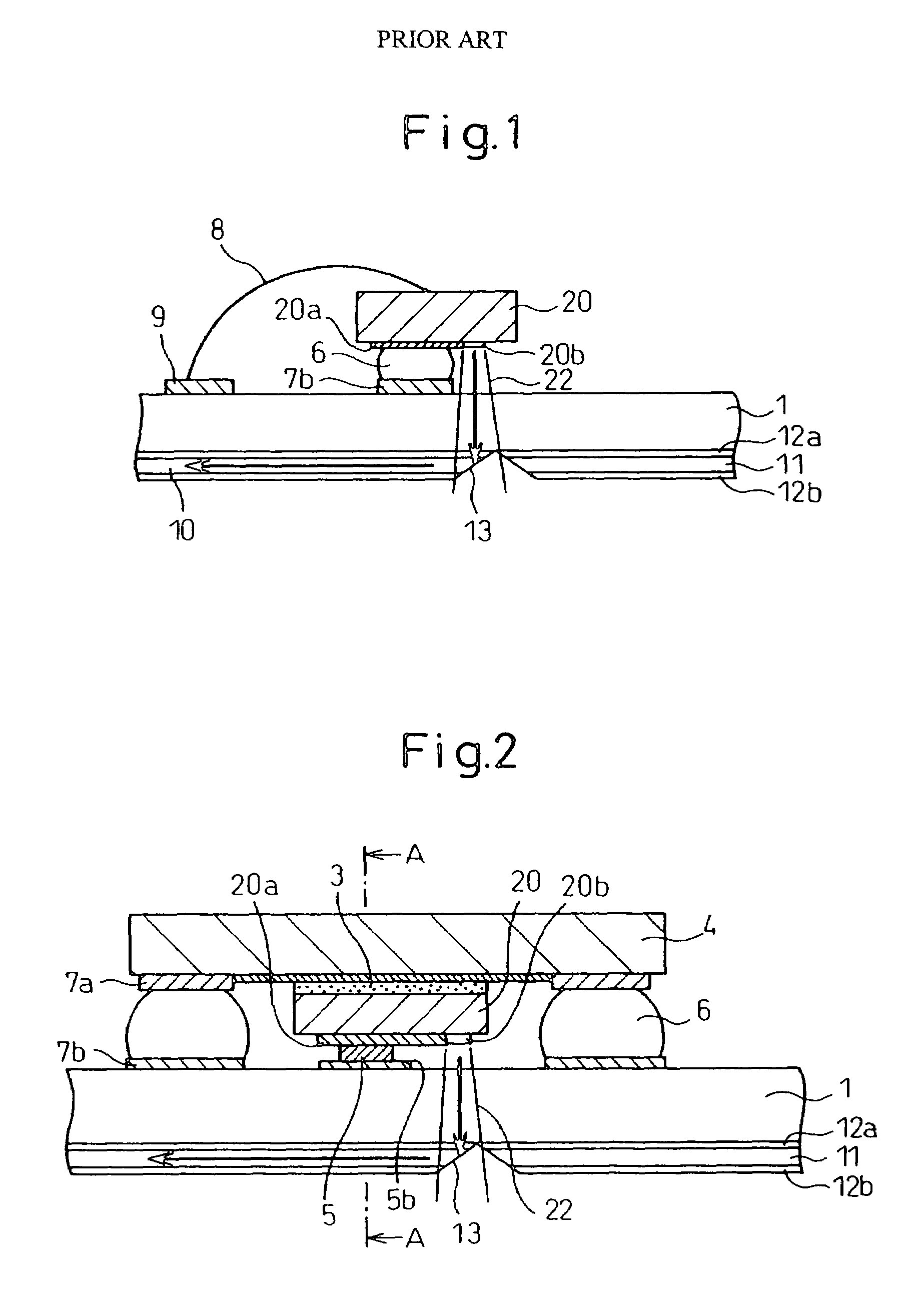 Printed board unit for optical transmission and mounting method