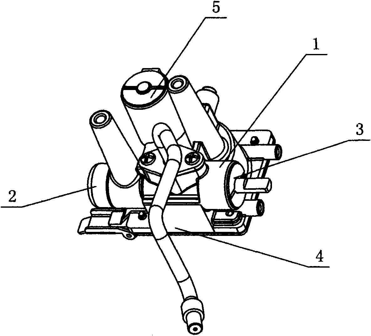 Gas clamping valve