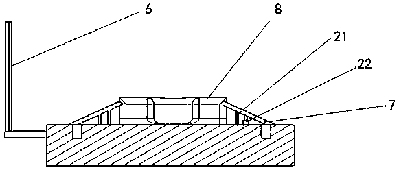 A medical massage bed