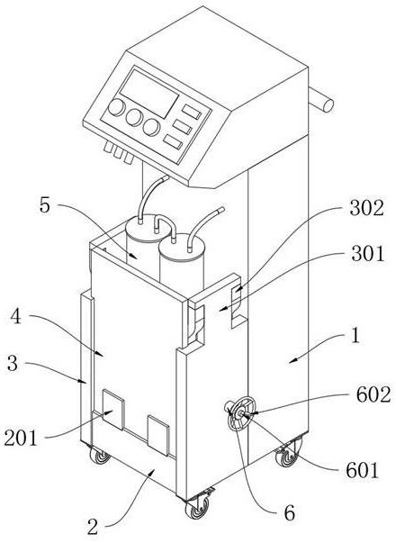 Gastric lavage device for digestive department