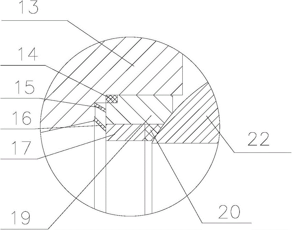 Double-power two-way composite sealing type low-temperature ball valve