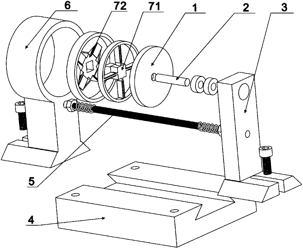 Rotary piezoelectric motor