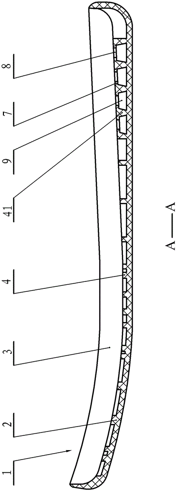 Sole with buffer structure