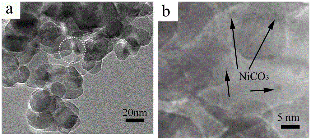 Titanium dioxide ultraviolet light photocatalyst supported by nickel carbonate and preparation method thereof