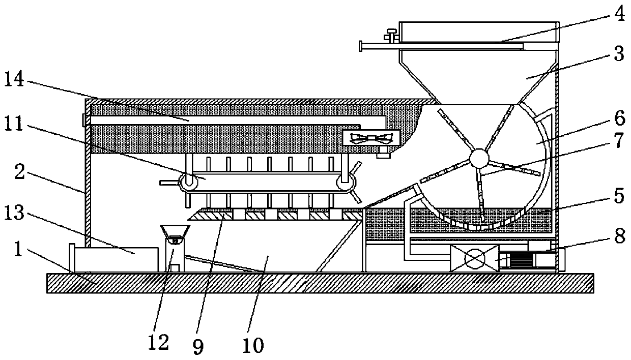 Cultivation and screening device for fine varieties of water chestnuts