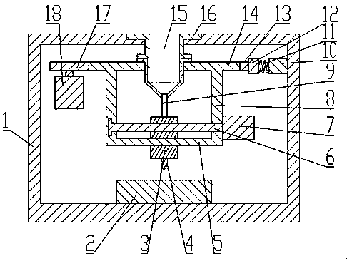 Rotating cantilever type 3D printer with one-key locking function