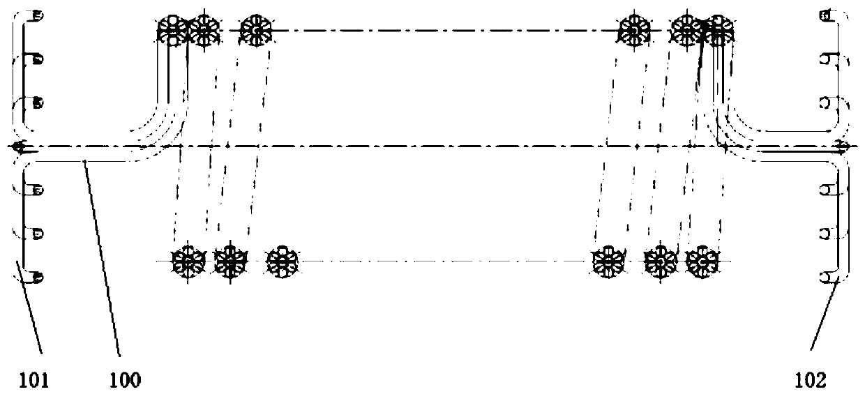 Novel prestressed cable structure based on shape memory alloy