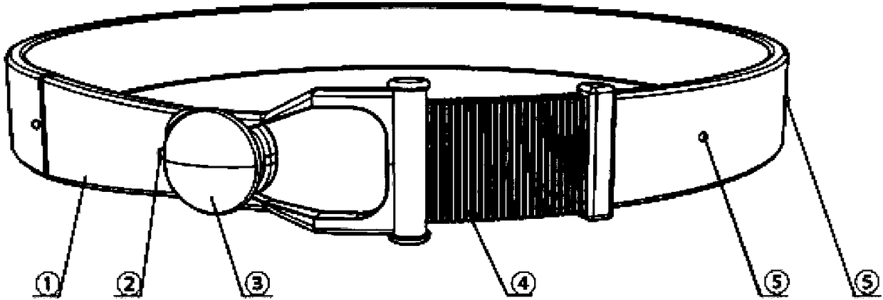 Blind person reminding waistband and control method thereof