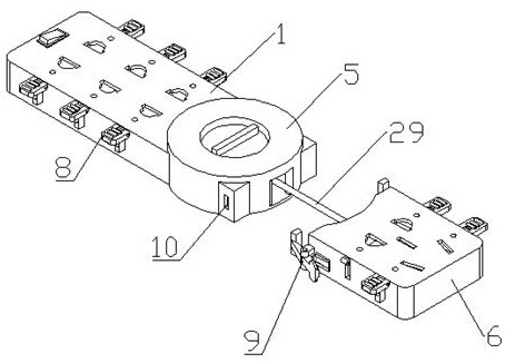 Multifunctional separated patch board