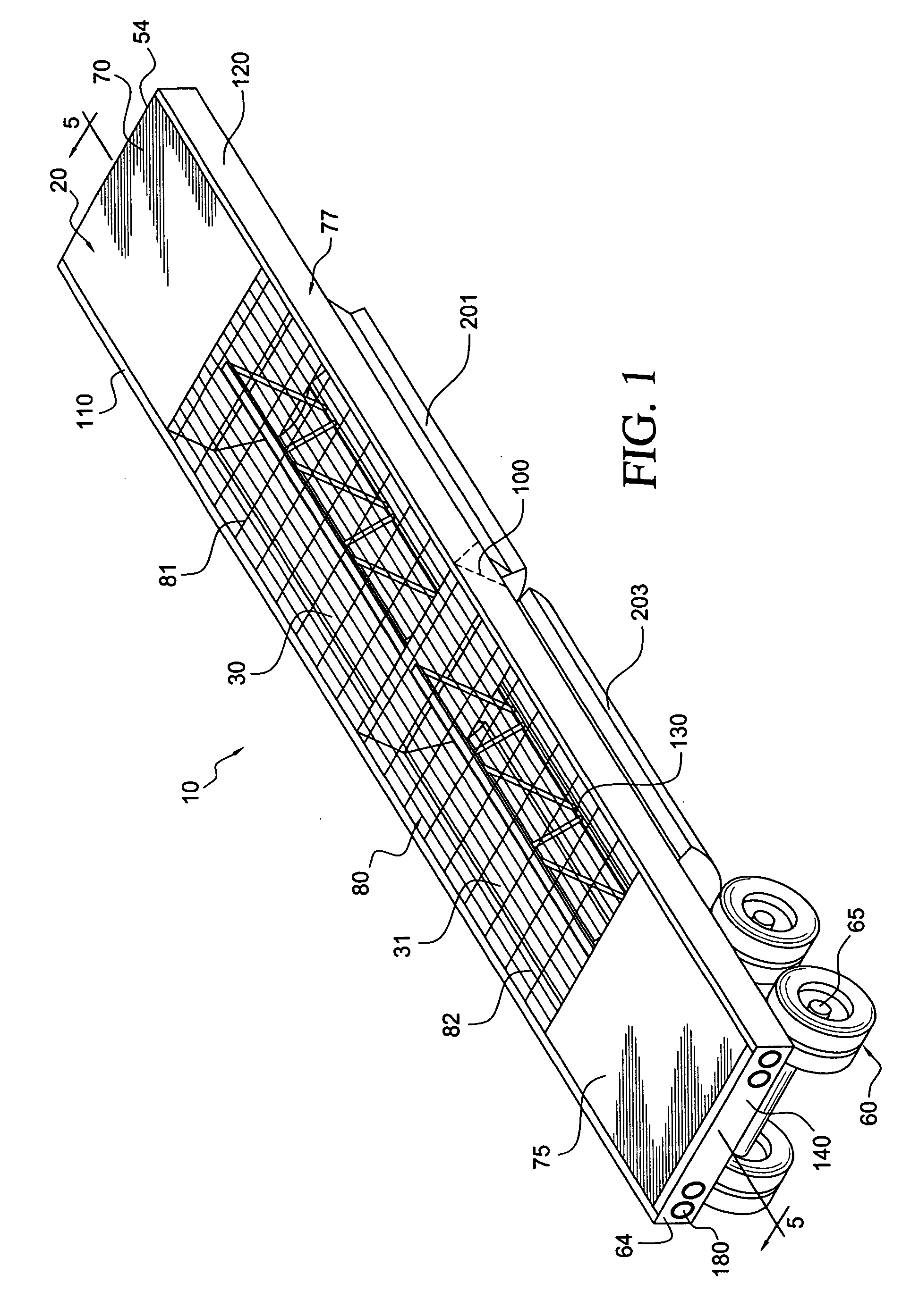 Monolithic dual-purpose trailer