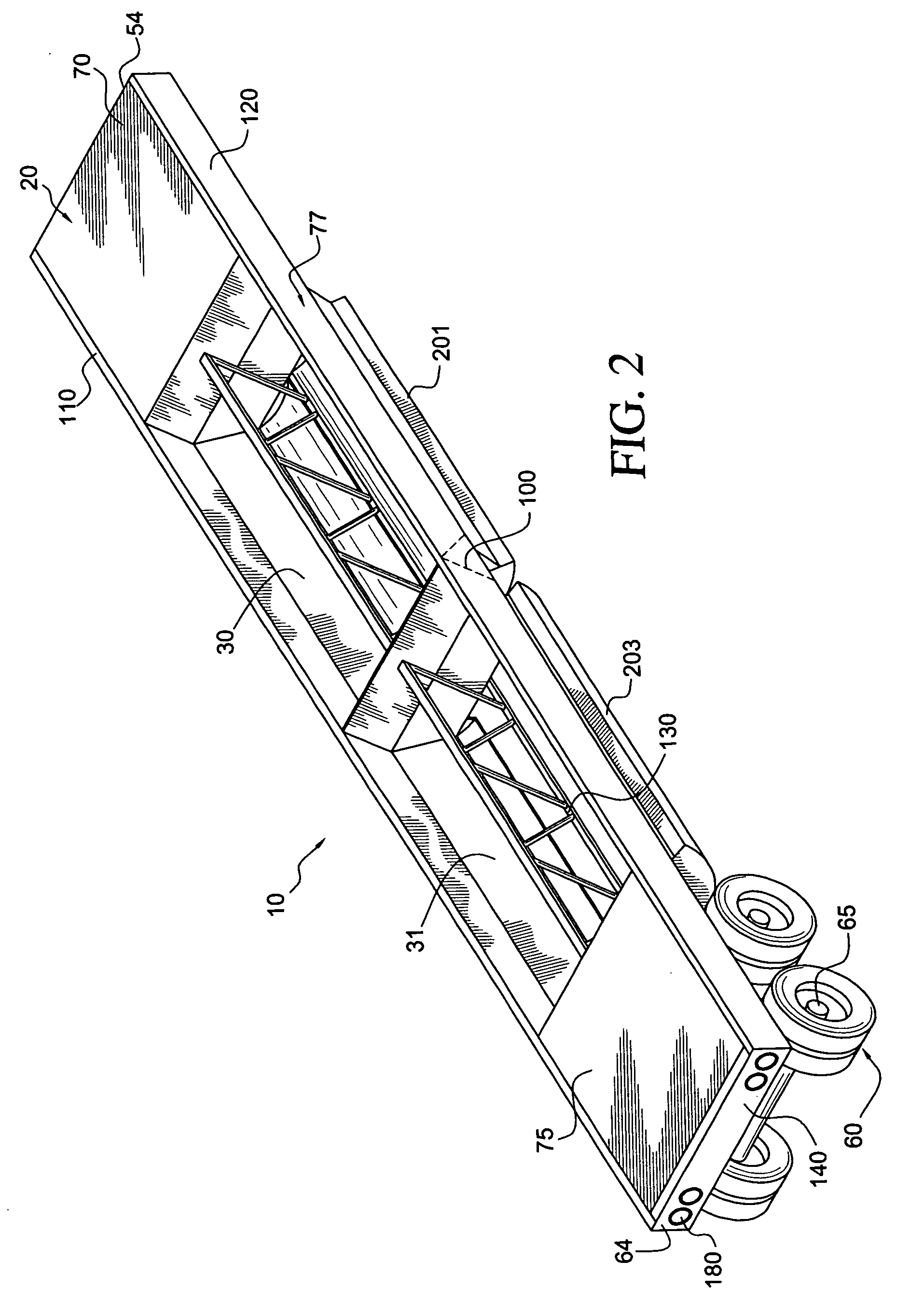 Monolithic dual-purpose trailer