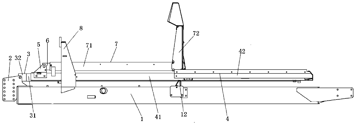 Hydraulic fertilizer pushing mechanism with dual-layer baseplates