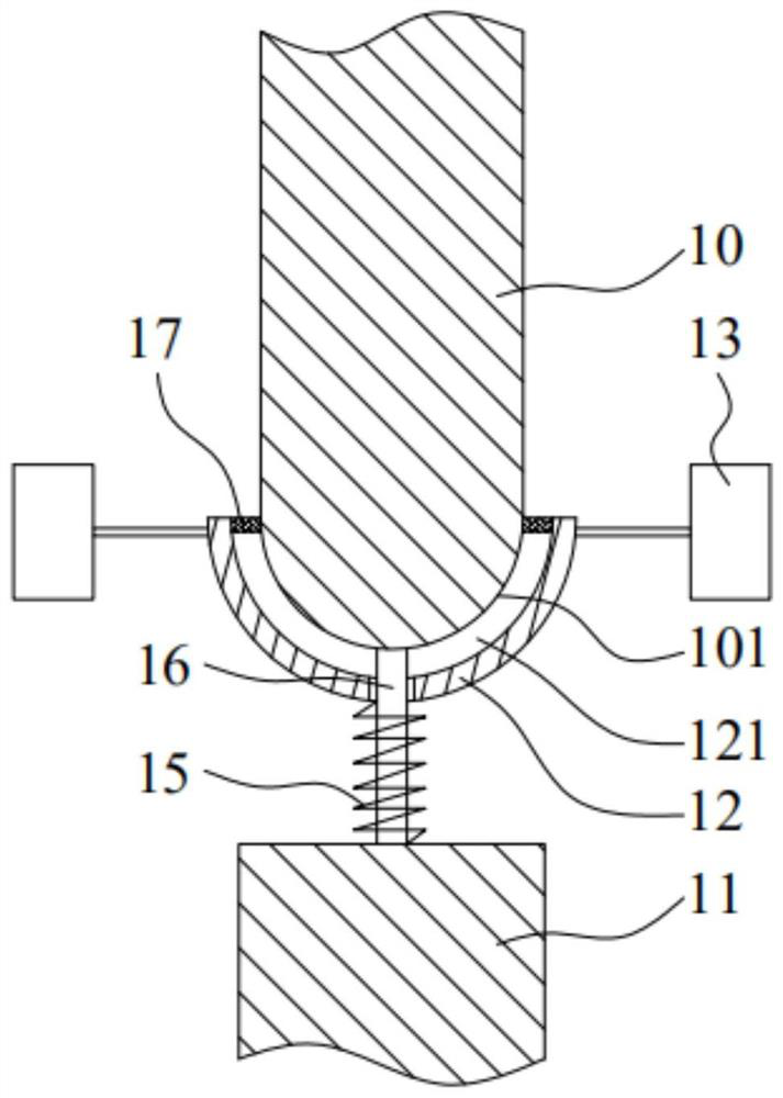 Variable-gap lightning arrester and lightning protection device