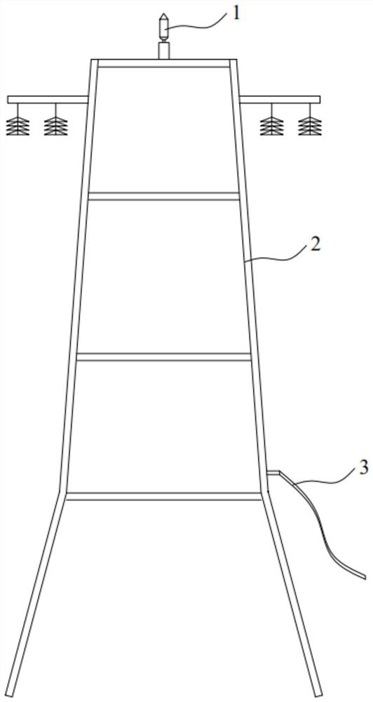 Variable-gap lightning arrester and lightning protection device