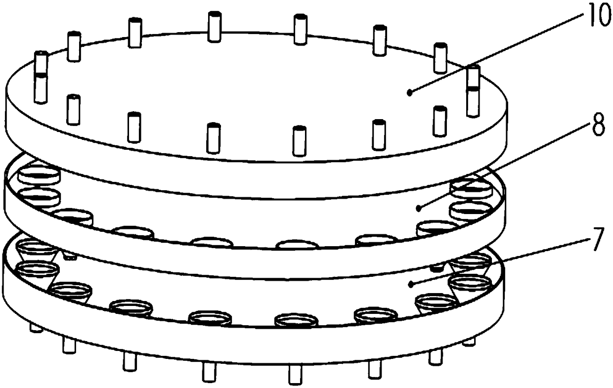 A kind of atomic layer deposition equipment and method based on fluidized bed space isolation of nanoparticles