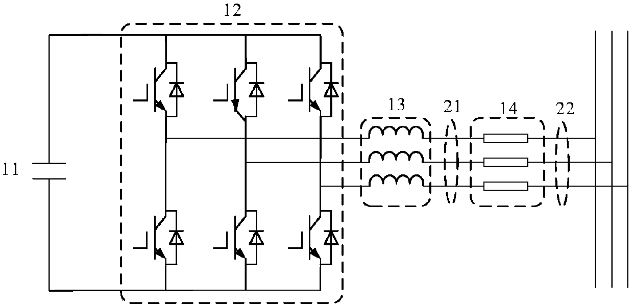 Method for improving crossing ability of grid-connected photovoltaic power generation under asymmetric operating conditions