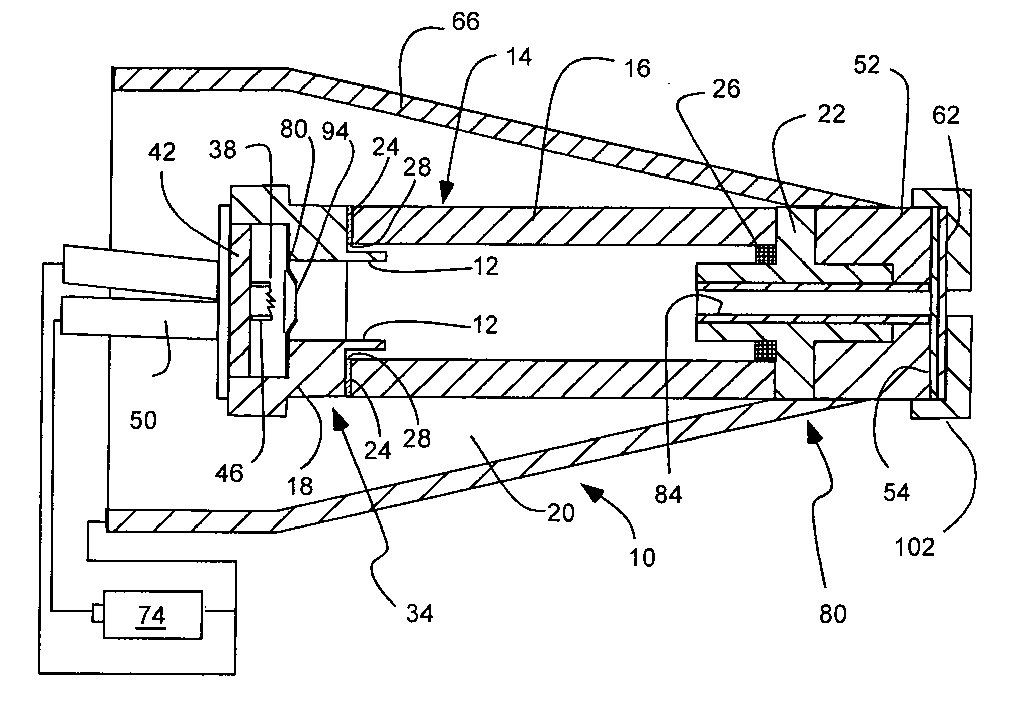 X-ray tube cathode with reduced unintended electrical field emission