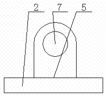 Anti-loosening steering frame of railway vehicle