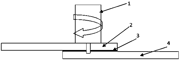 A method for simultaneous friction stir spot welding-brazing-diffusion welding of aluminum and magnesium dissimilar materials