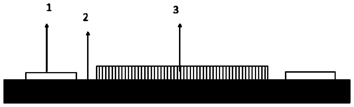 Surface acoustic wave device with adjustable band gap