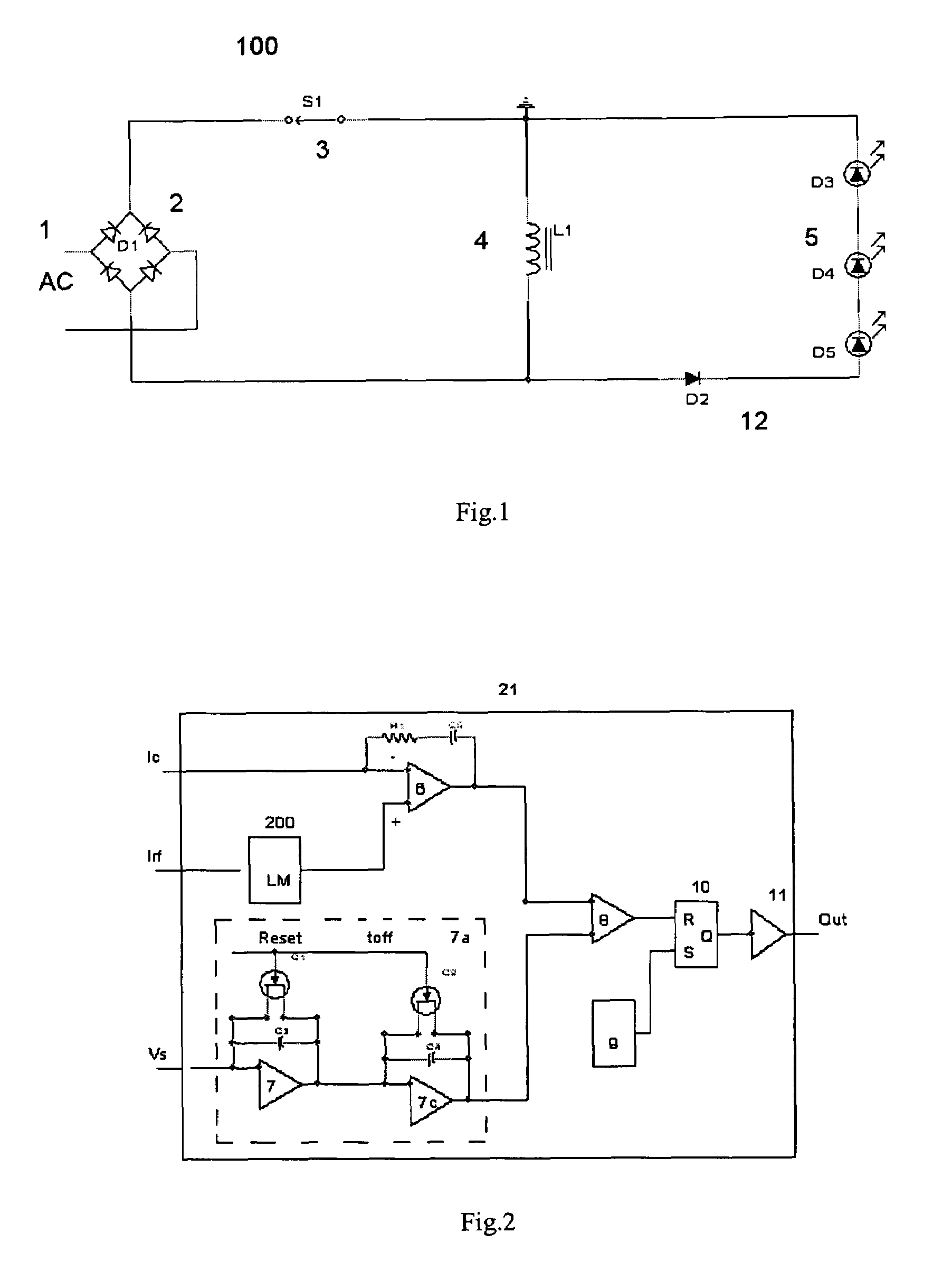 Off line LED driver with integrated synthesized digital optical feedback