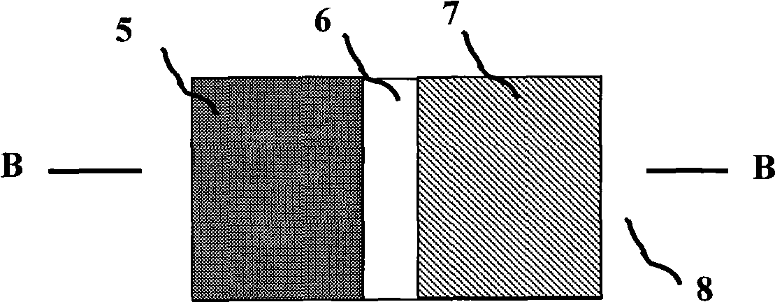 Contra-positioned bipolar battery