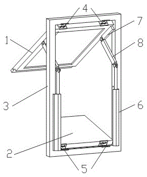 Split overturning type break-in area of passenger car and use method of split overturning type break-in area