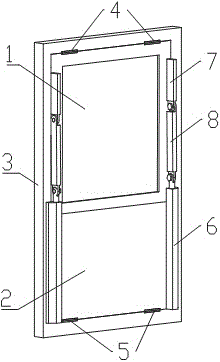 Split overturning type break-in area of passenger car and use method of split overturning type break-in area