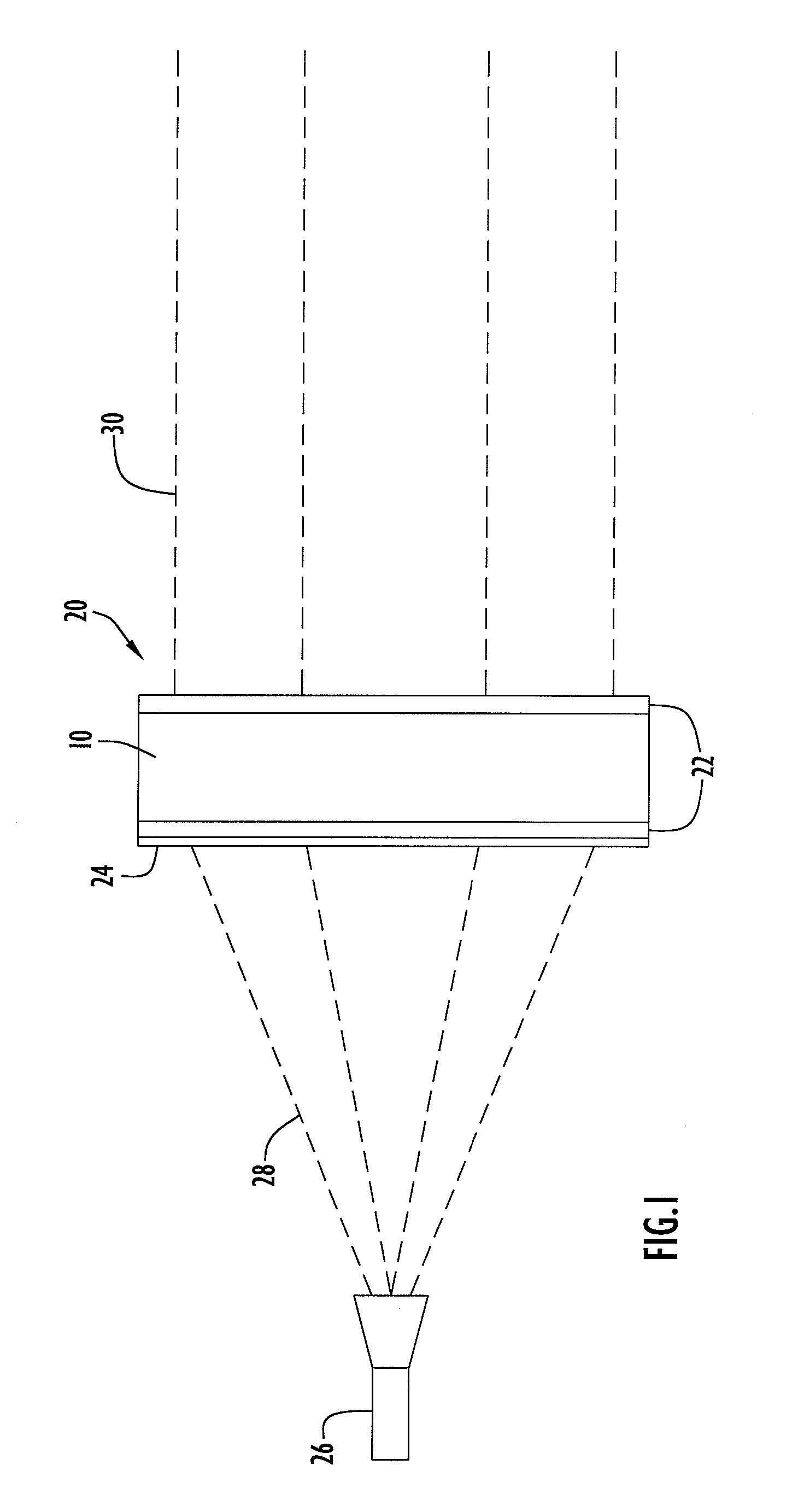 Radio Frequency Lens and Method of Suppressing Side-Lobes