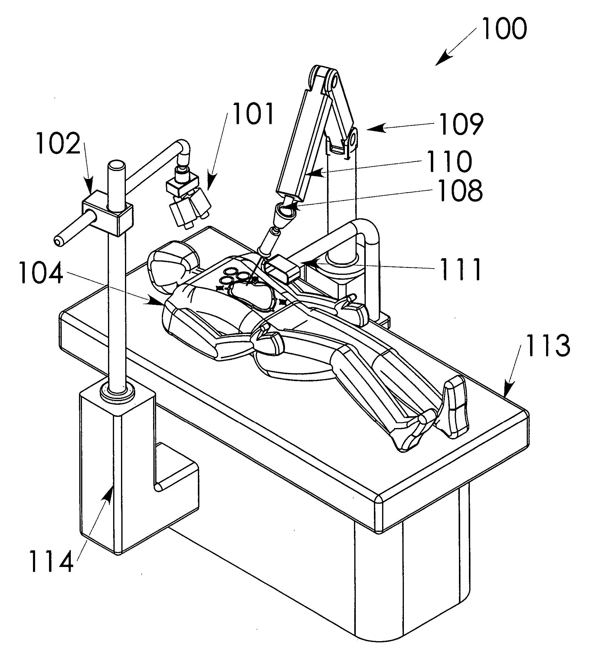 Automated laser-treatment system with real-time integrated 3D vision system for laser debridement and the like