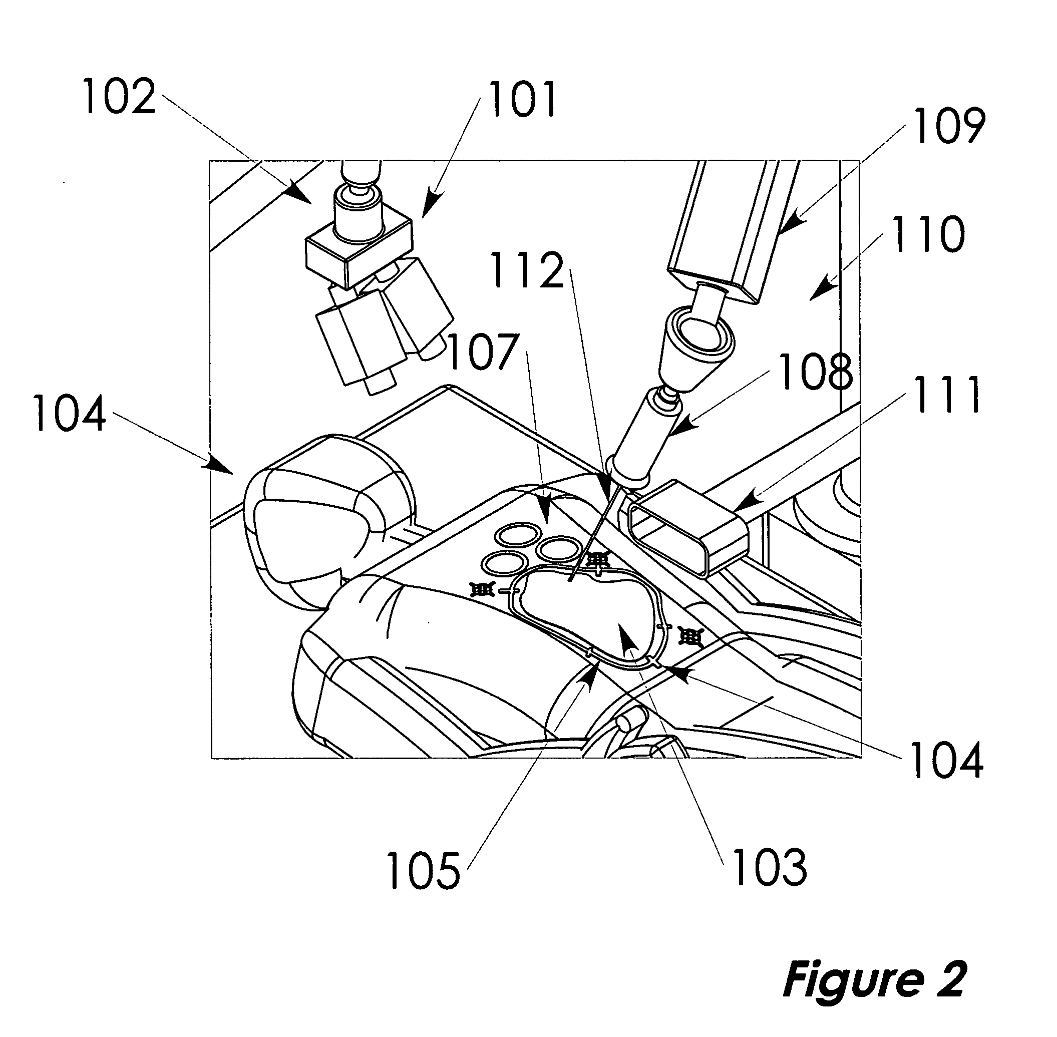 Automated laser-treatment system with real-time integrated 3D vision system for laser debridement and the like