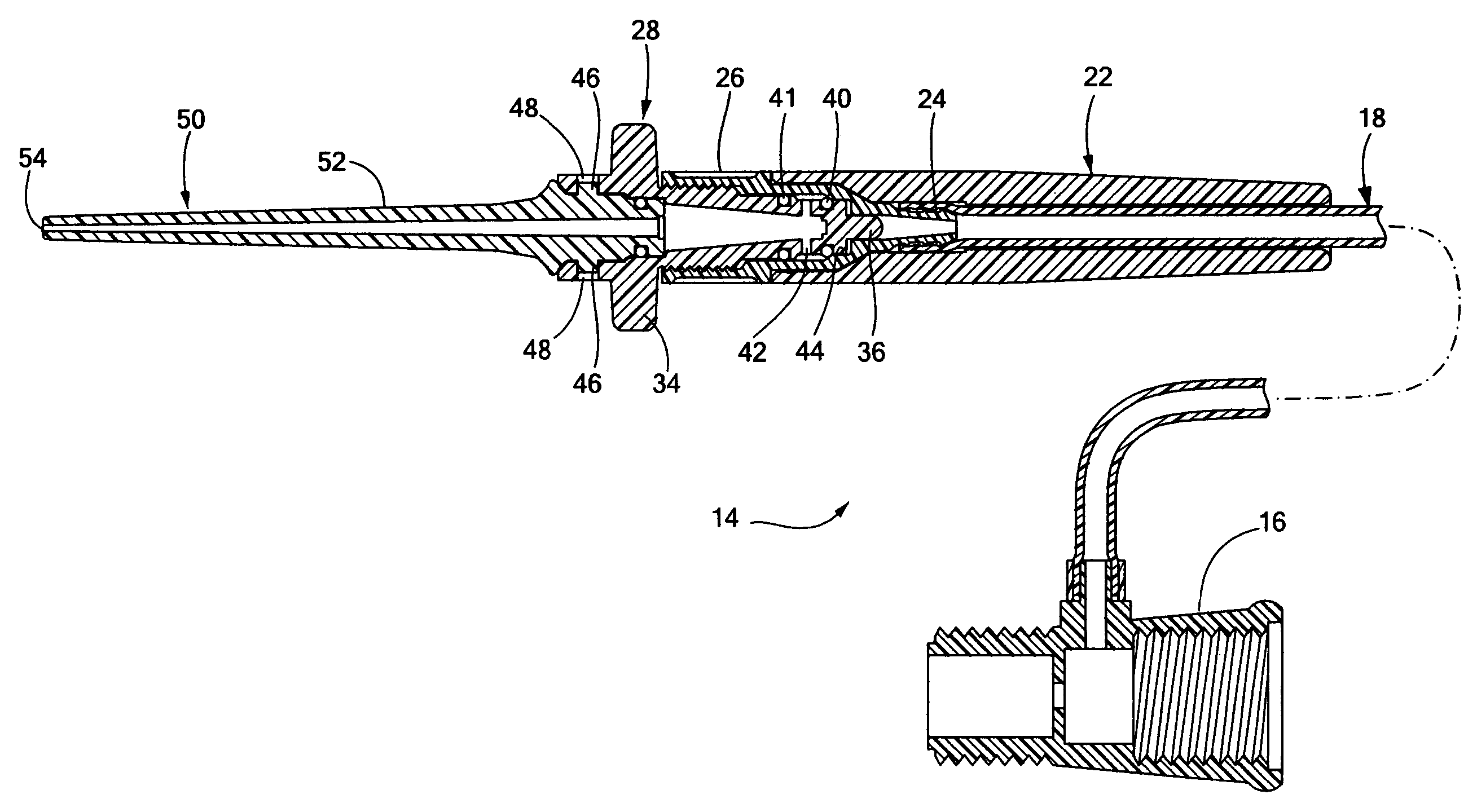 Shower head attachment for cleaning teeth