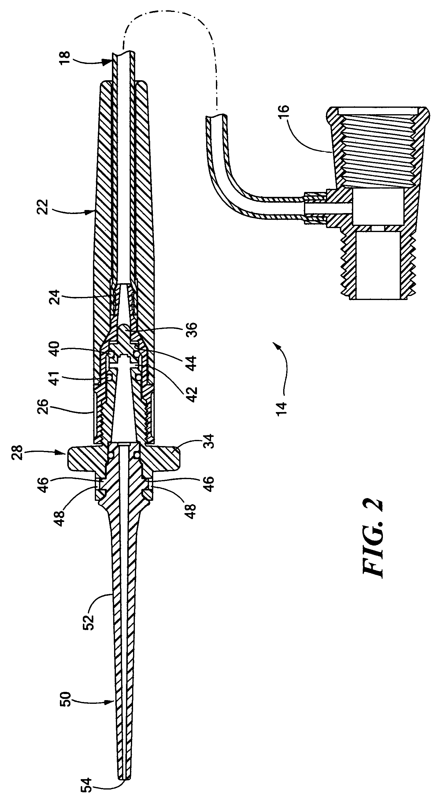 Shower head attachment for cleaning teeth