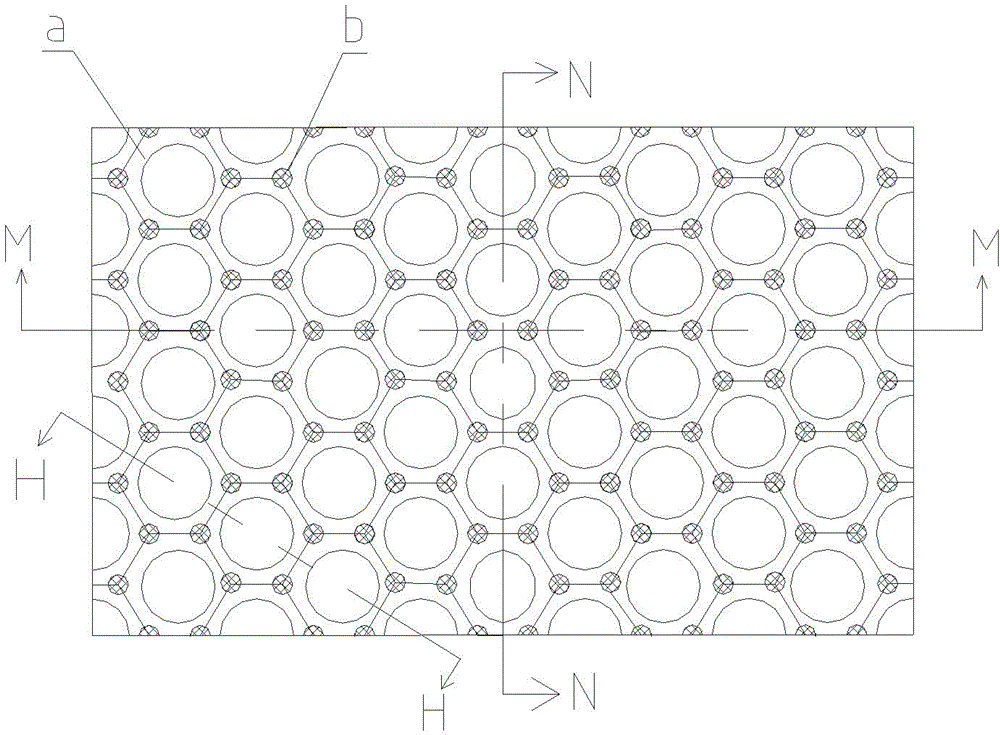 Composite sheet for absorbing type sanitary product