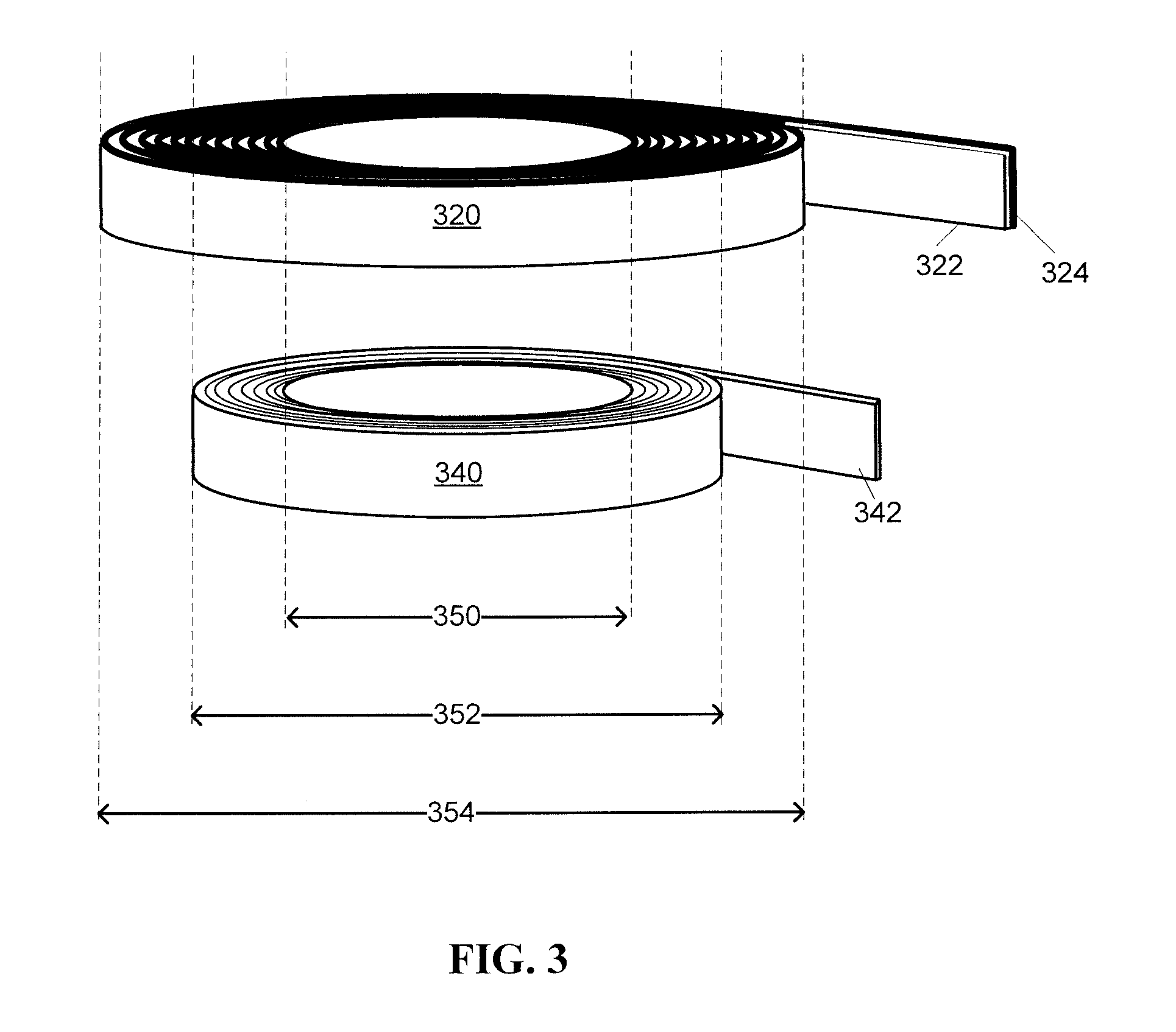 No-Insulation Multi-Width Winding for High Temperature Superconducting Magnets