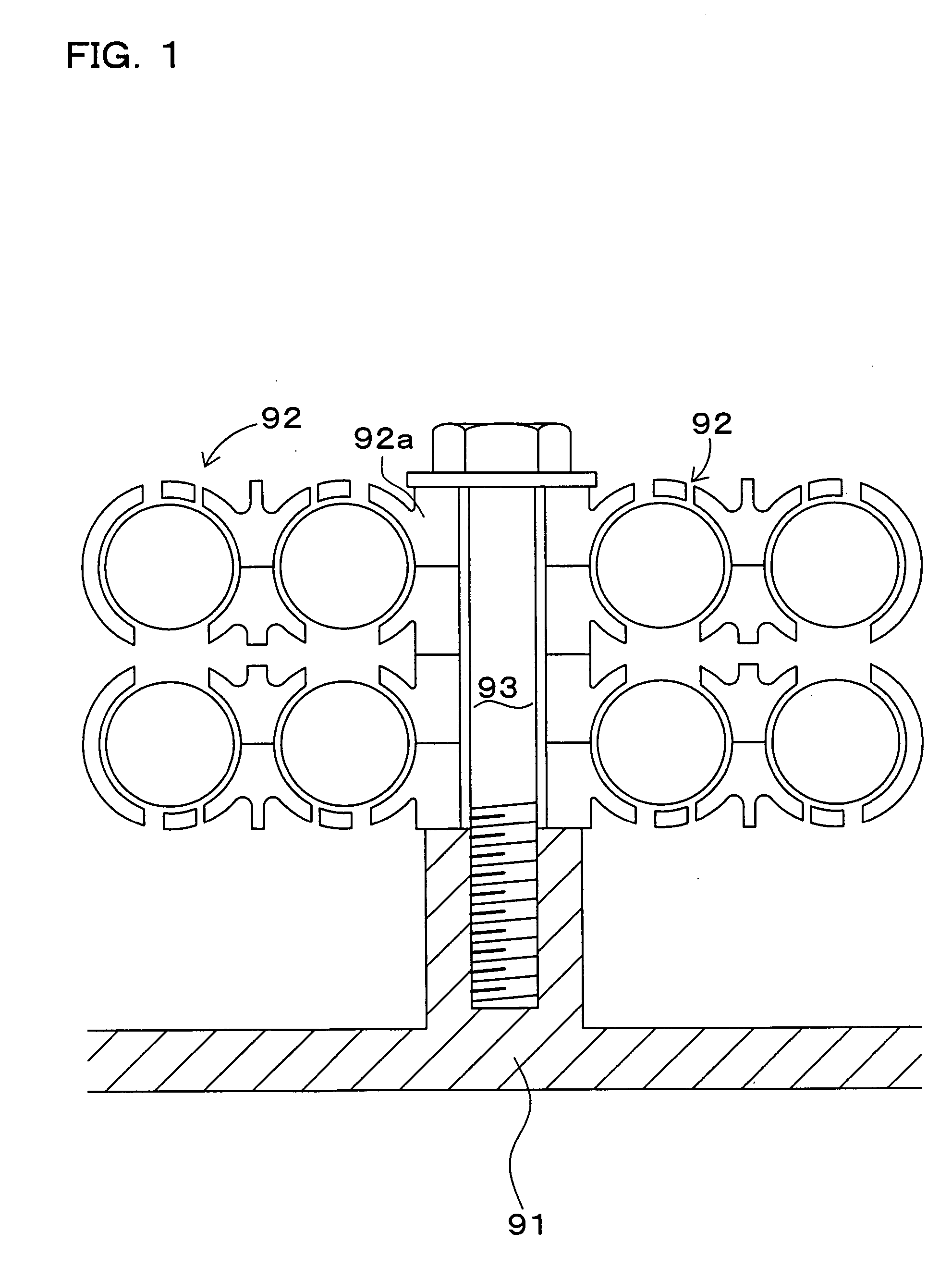 Fix structure of battery for vehicles