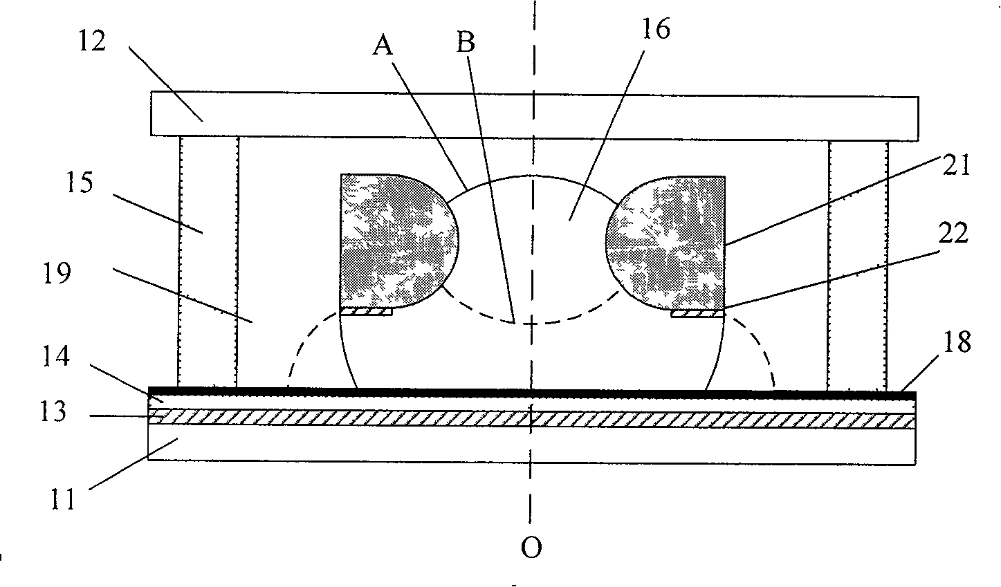 Electrically-controlled variable-focus liquid lens based on electrowetting-on-dielectric