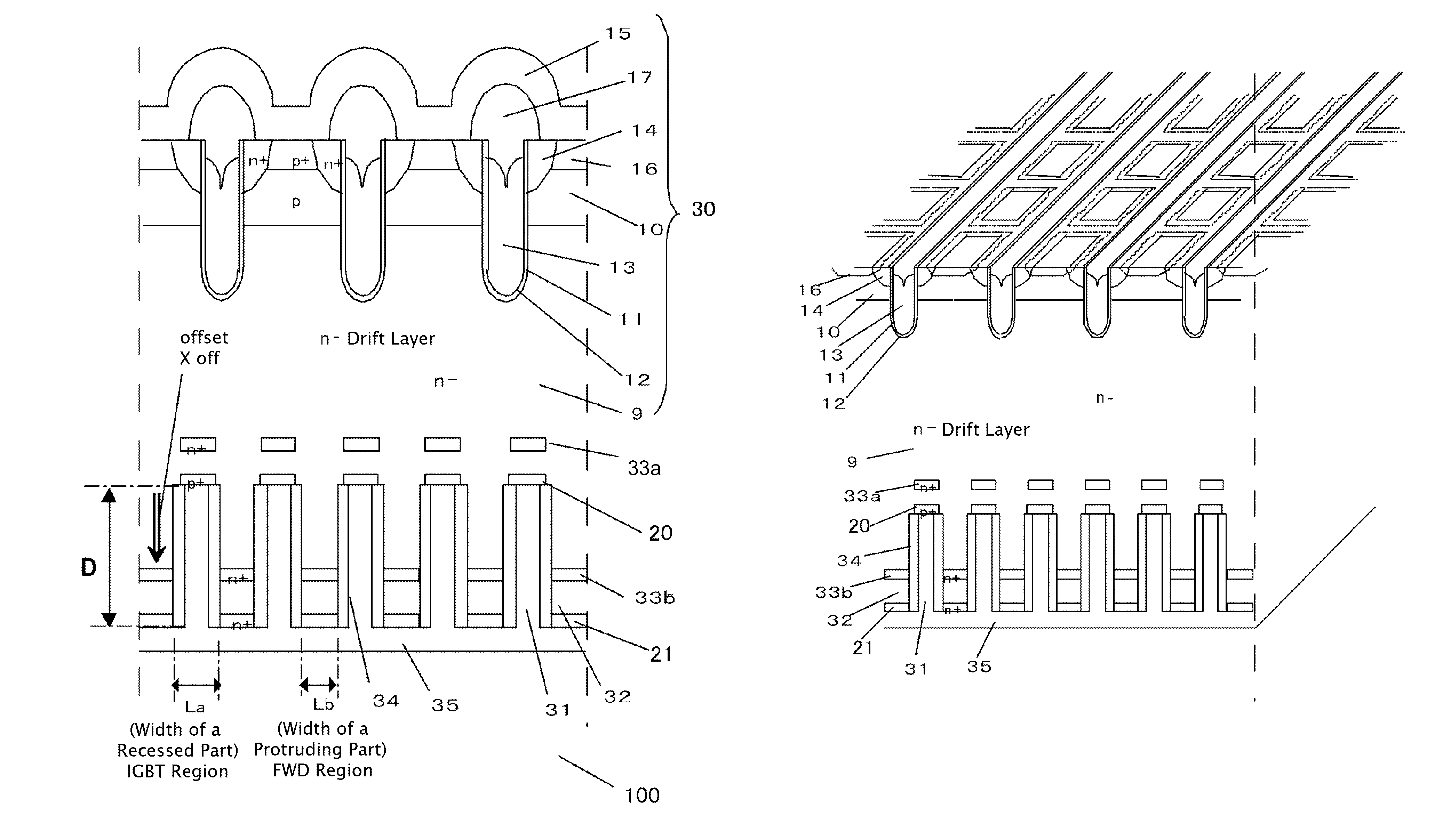 Reverse-conducting insulated gate bipolar transistor