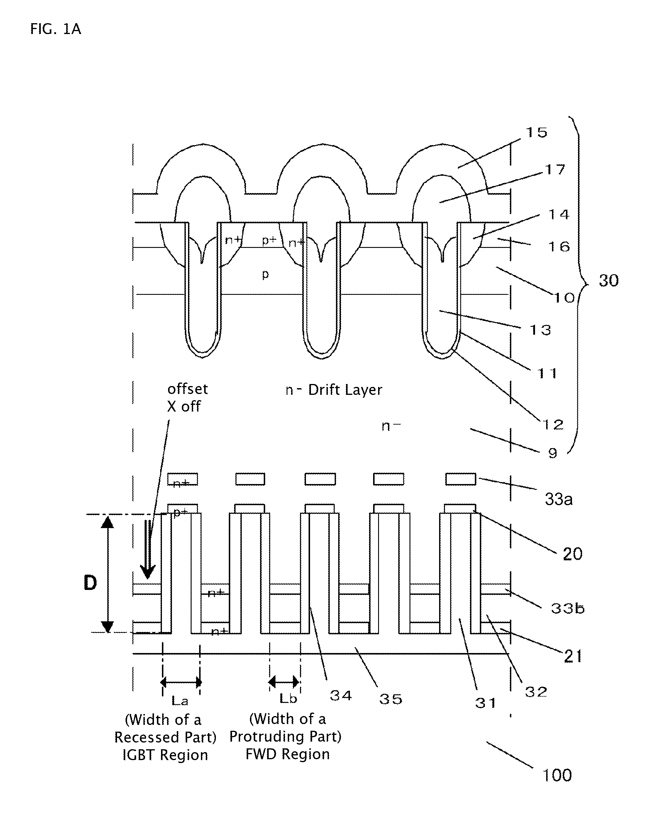 Reverse-conducting insulated gate bipolar transistor