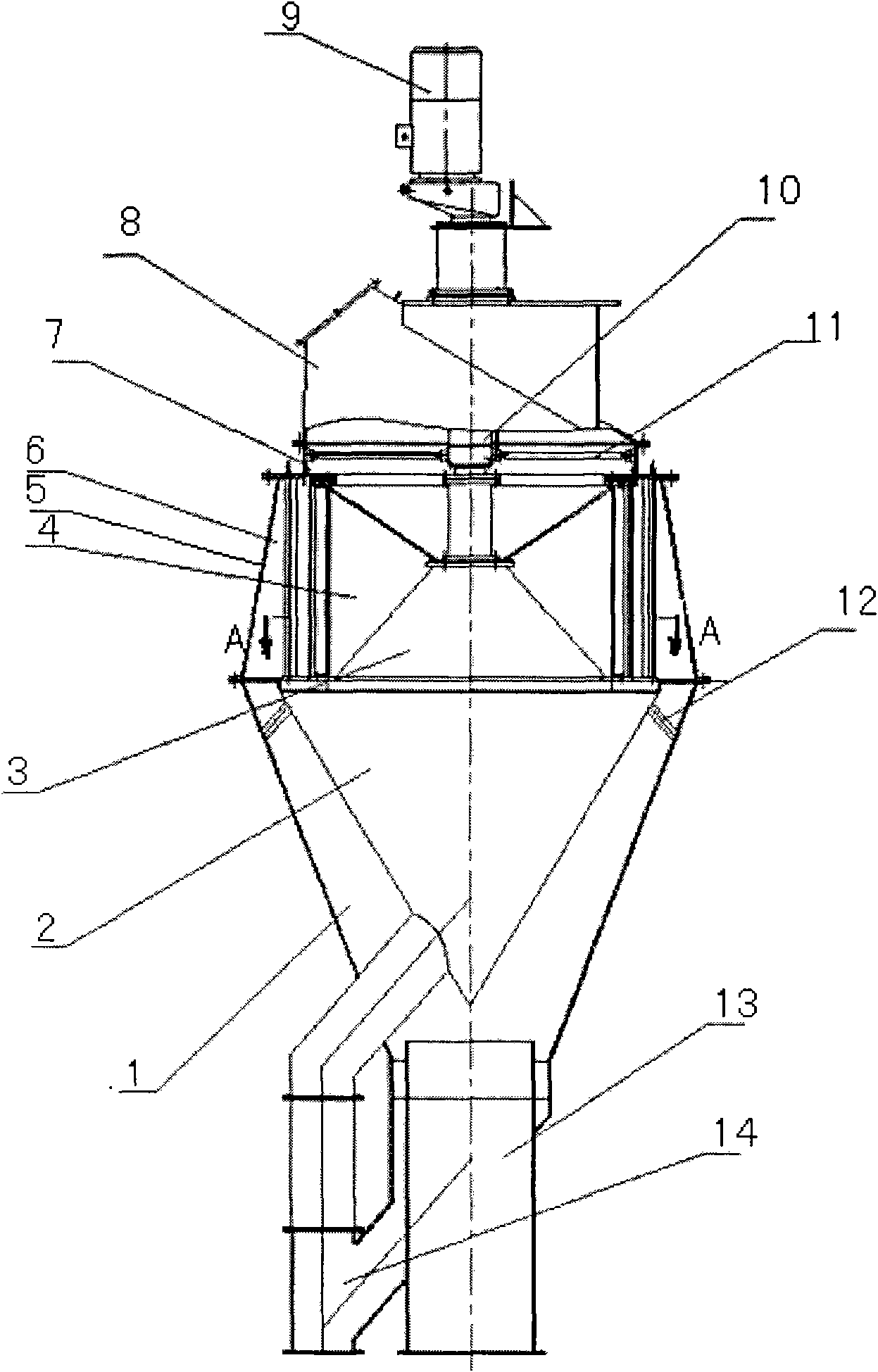 High-efficient powder selecting machine