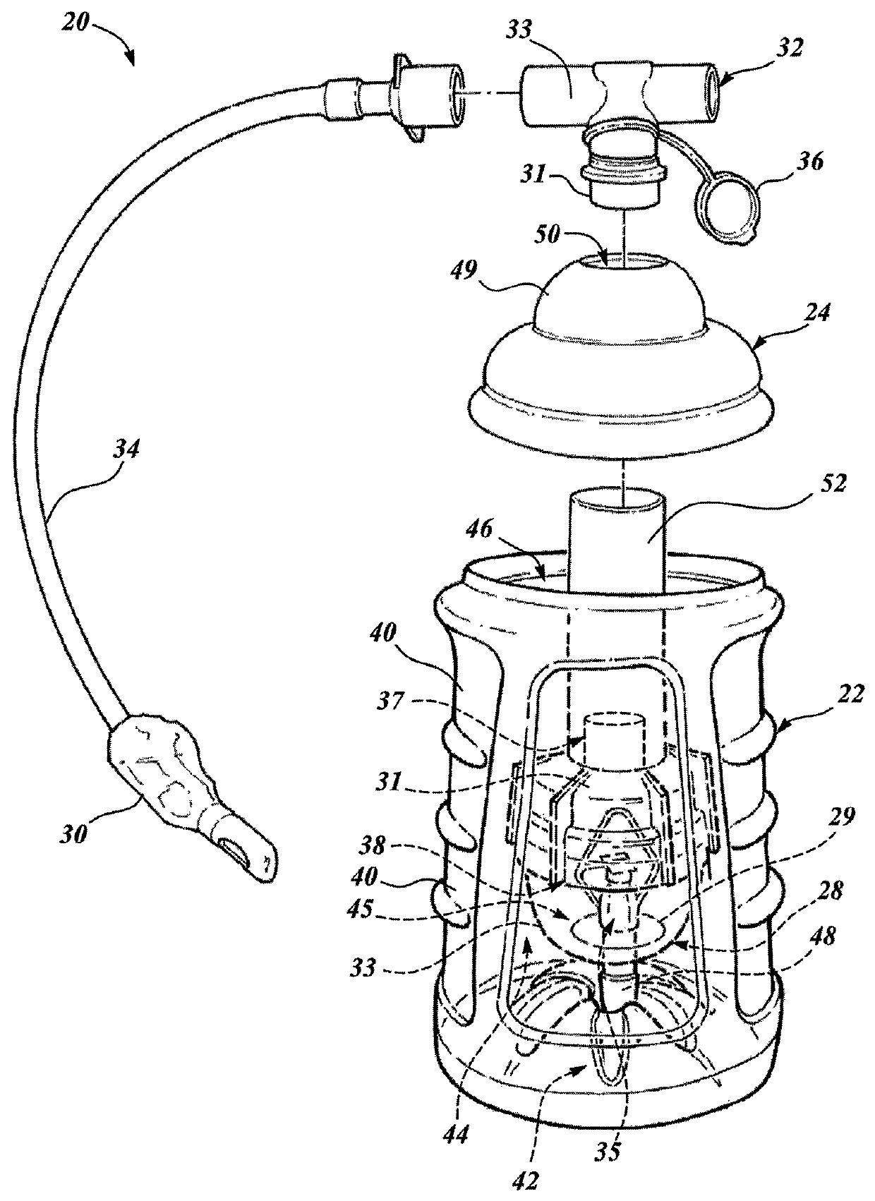 Thermal material nebulizing system