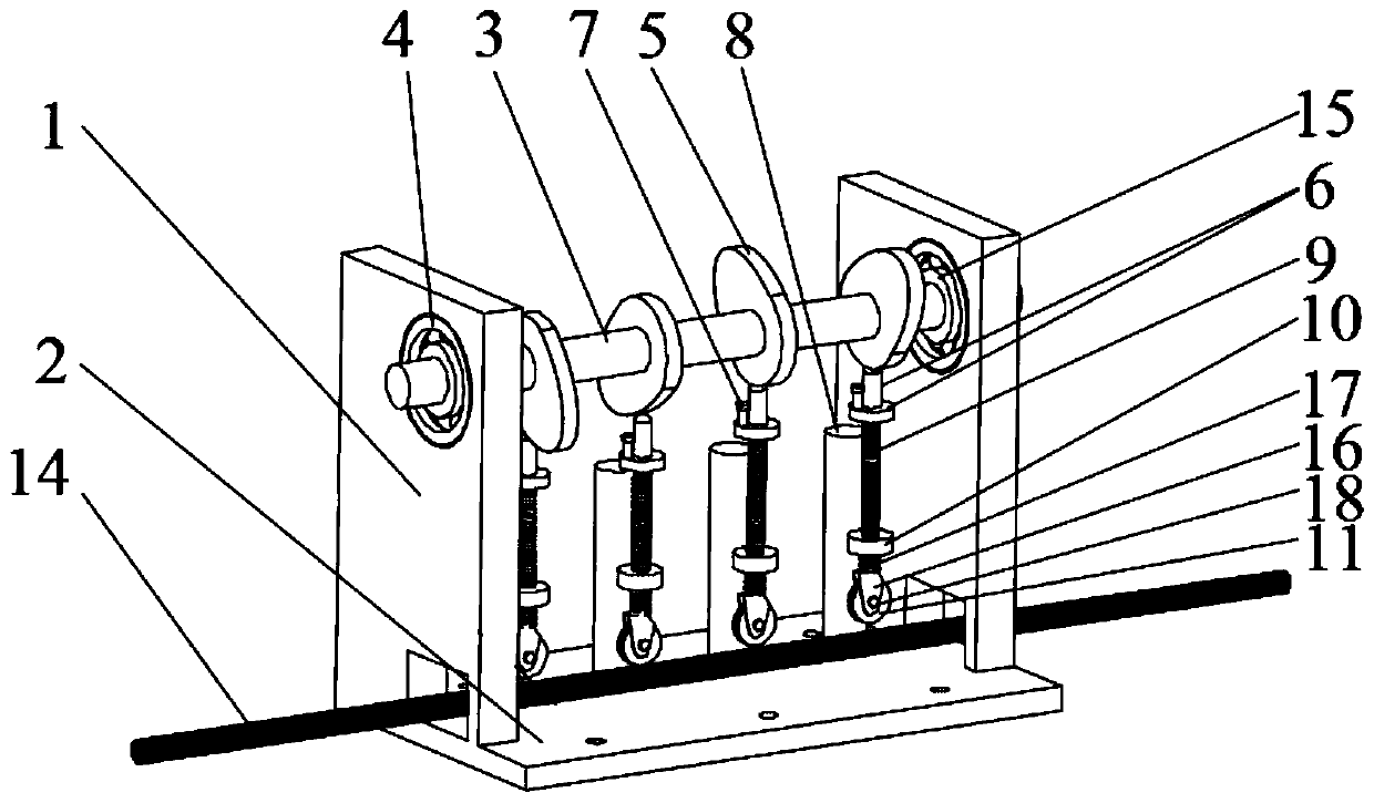 Cam type high-frequency multi-color automatic scribing device