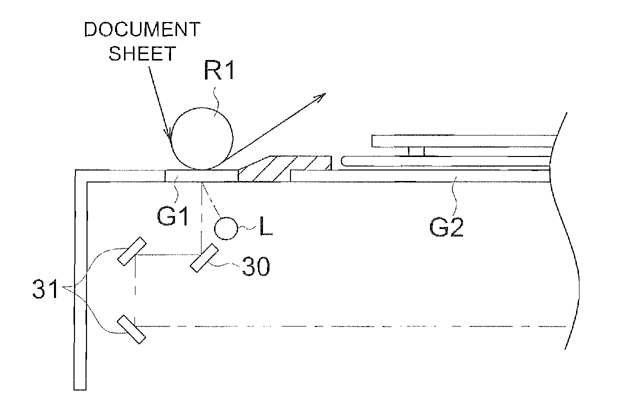 Transparent member and reading glass